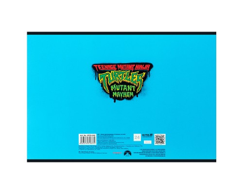 Альбом для малювання Kite Ninja Turtles, 24 аркуша (NT25-242)