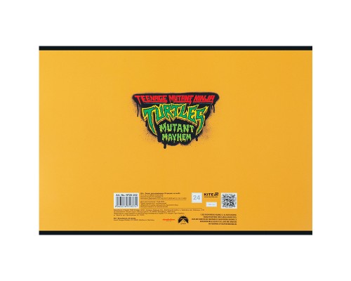 Альбом для малювання Kite Ninja Turtles, 24 аркуша (NT25-242)