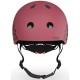 Шолом Scoot&Ride вишневий з ліхтариком 45-51см (SR-181206-WILDCAT)