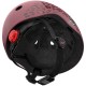 Шолом Scoot&Ride вишневий з ліхтариком 45-51см (SR-181206-WILDCAT)