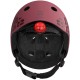 Шолом Scoot&Ride вишневий з ліхтариком 45-51см (SR-181206-WILDCAT)