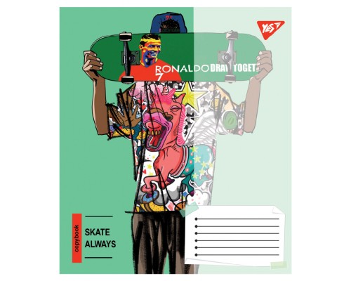 Зошит Yes Skate is always А5 60 аркушів лінія (767816)
