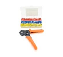 Затиск для клем CINLINELE HCS8 6-4, orange + набір кабельних наконечників (HCS8 6-4+VE1020)