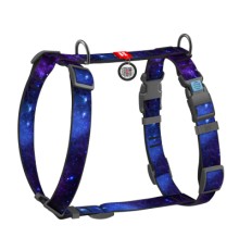 Шлея для собак WAUDOG Nylon анатомічна H-подібна з QR-паспортом 