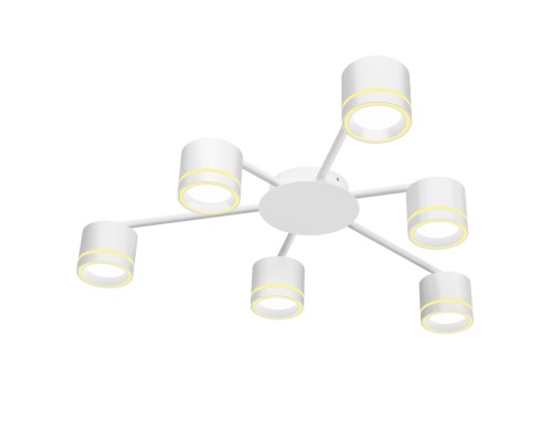 Світильник Videx під лампу 6xGX53 (VL-SPF21B-WP)