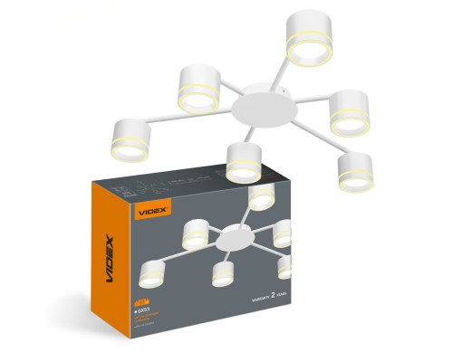 Світильник Videx під лампу 6xGX53 (VL-SPF21B-WP)