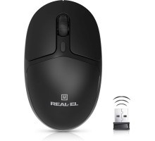 Мишка REAL-EL RM-335W Wireless Black (EL123200055)