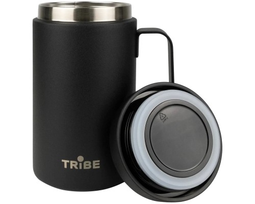 Термокружка Tribe Adventure Mug 450 мл black (T-FA-0032-black)