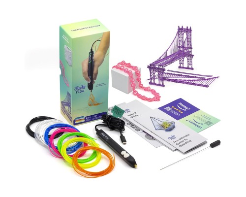 3D - ручка 3Doodler Create Flow для професійного користування синя (FLOW-INTL)