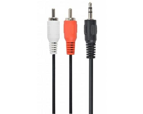 Кабель мультимедійний Jack 3.5mm папа/2RCA папа Cablexpert (CCA-458-10M) Кабель мультимедійний Jack 3.5mm папа/2RCA папа Cablexpert (CCA-458-10M)