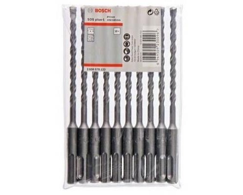 Бур Bosch по бетону SDS plus-1 6x100x160мм, 10шт (2.608.579.122)