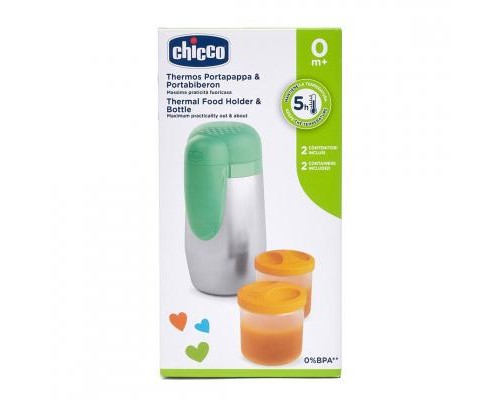 Набір дитячого посуду Chicco Термос - контейнер для дит. харчування (60181.00)