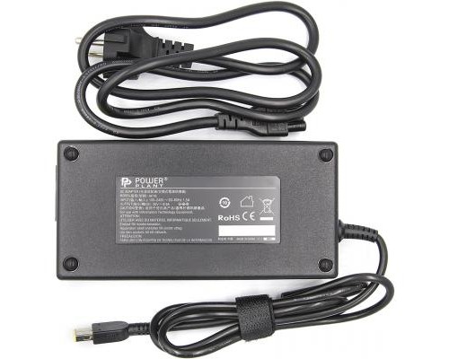 Блок живлення до ноутбуку PowerPlant IBM/LENOVO 220V, 20V 170W 8.5A (USB) (IB170HUSB)
