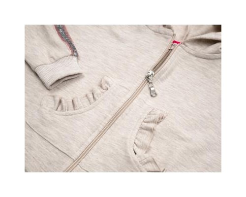 Кофта дитяча Breeze на блискавці з капюшоном (14690-104G-beige)