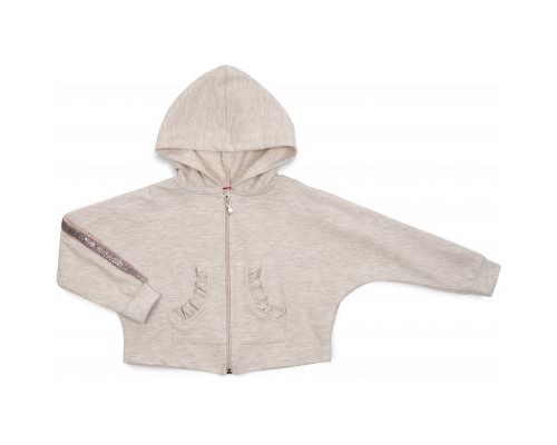 Кофта дитяча Breeze на блискавці з капюшоном (14690-104G-beige)