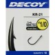 Гачок Decoy KR-21 Black Nickeled 02 (10 шт/уп) (1562.02.95)