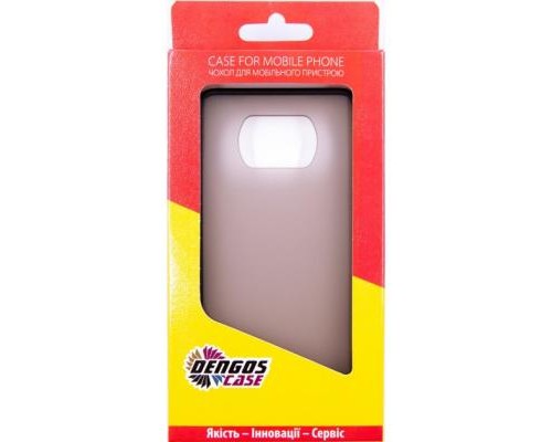 Чохол до мобільного телефона Dengos Matt POCO X3, black (DG-TPU-MATT-68)