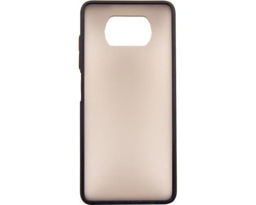 Чохол до мобільного телефона Dengos Matt POCO X3, black (DG-TPU-MATT-68)