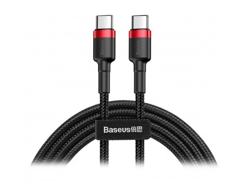 Дата кабель USB-C to USB-C 2.0m USB 3.1 3A red-black Baseus (CATKLF-H91) Дата кабель USB-C to USB-C 2.0m USB 3.1 3A red-black Baseus (CATKLF-H91)