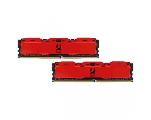 Модуль пам'яті для комп'ютера DDR4 16GB (2x8GB) 3200 MHz IRDM Red Goodram (IR-XR3200D464L16SA/16GDC)