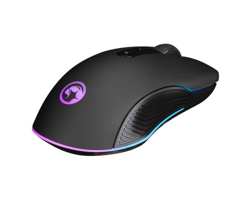 Мишка Marvo M421 Multi-LED USB Black (M421)