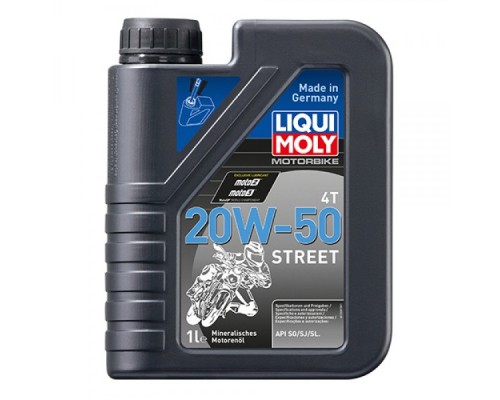 Моторна олива Liqui Moly Motorbike 4T 20W-50 Street 1л. (1500)