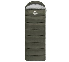 Спальний мішок Naturehike U350 NH20MSD07 Hollow Cotton Left Green (6927595767238-L)