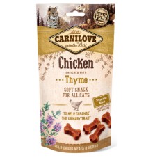 Ласощі для котів Carnilove Semi Moist з куркою і чебрецем 50 г (8595602527212)