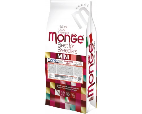 Сухий корм для собак Monge Dog Mini Adult лосось, рис 15 кг (8009470006071)