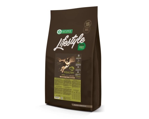Сухий корм для собак Nature's Protection Lifestyle Grain Free Poultry Adult All Breeds 17 кг (NPLSB46044)