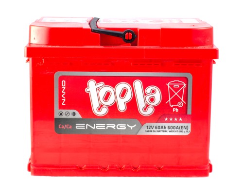 Акумулятор автомобільний Topla 60 Ah/12V Energy Euro (108 060)