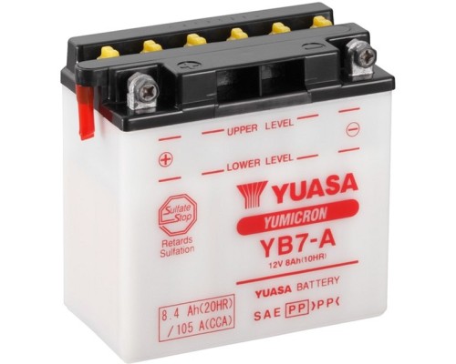 Акумулятор автомобільний Yuasa 12V 8,4Ah YuMicron Battery (YB7-A)