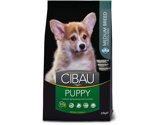 Сухий корм для собак Farmina CIBAU PUPPY MEDIUM з куркою 2.5 кг (8010276030931)