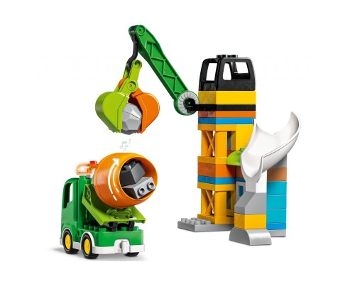 Конструктор LEGO DUPLO Town Будівельний майданчик 61 деталь (10990)