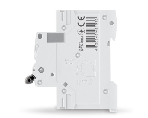 Автоматичний вимикач Videx RS6 RESIST 2п 63А 6кА С (VF-RS6-AV2C63)