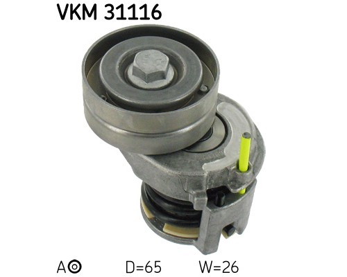 Ролик натягувача ременя SKF VKM 31116
