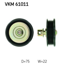 Ролик натягувача ременя SKF VKM 61011