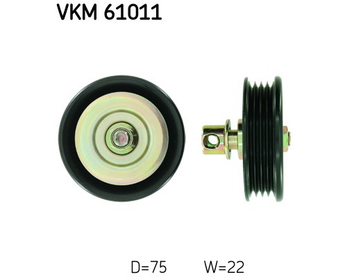 Ролик натягувача ременя SKF VKM 61011