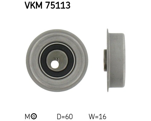 Ролик натягувача ременя SKF VKM 75113