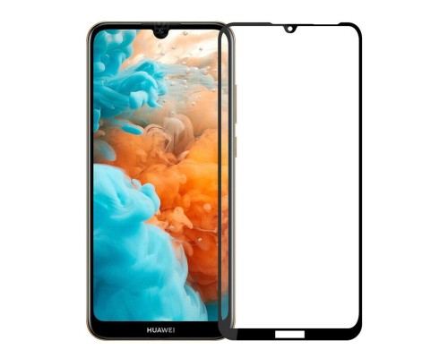 Скло захисне PowerPlant Full screen Huawei Y6 (2019), Black (GL606528)