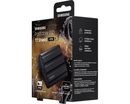 Накопичувач SSD USB 3.2 4TB T7 Shield Samsung (MU-PE4T0S/EU)