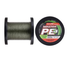 Шнур Select Master PE 1000m Dark Green 0.20mm 24kg (1870.15.91)