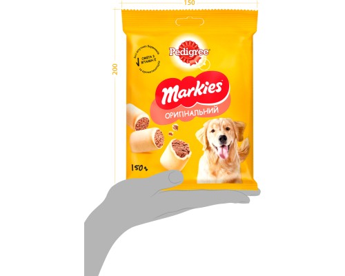 Ласощі для собак Pedigree Markies печиво 150 г (9003579302552)