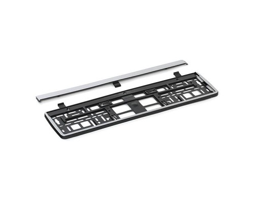 Рамка номерного знака VIRAGE cеребро (93-035)