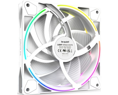 Кулер до корпусу Be quiet! Light Wings White 140mm PWM high-speed (BL103)