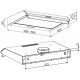 Витяжка кухонна Jantar PHT I LED 50 BR