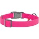 Нашийник для тварин WAUDOG Waterproof з QR паспортом Ш 20 мм Д 28-40 см рожевий (27457)