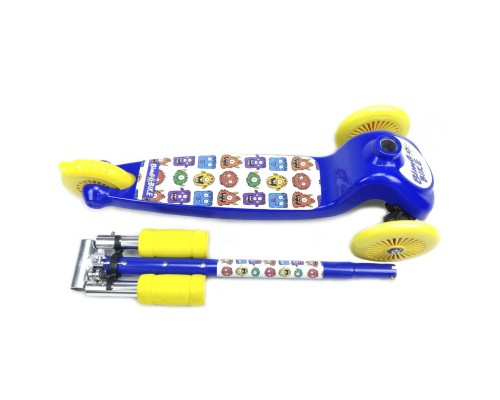 Самокат Bimbo Bike Monsters 12` з регулюванням висоти Синьо-жовтий (75803-IS) Самокат Bimbo Bike Monsters 12` з регулюванням висоти Синьо-жовтий (75803-IS)