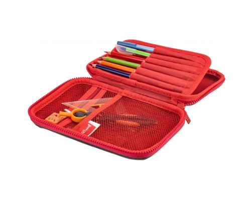 Пенал Cool For School 1 відділення з органайзером чорний (QT-5773-Black)