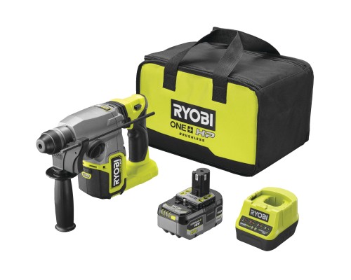 Перфоратор Ryobi RSDS18X-1C40S, SDS+, 18В ONE+ НР, 4Ah, 4 Дж, 4 реж. (5133005383)